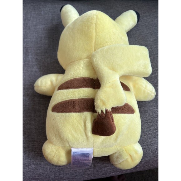 Large Pokemon Pikachu Build A Bear Workshop Yellow Plush Stuffed Toy 18” High - Picture 4 of 5